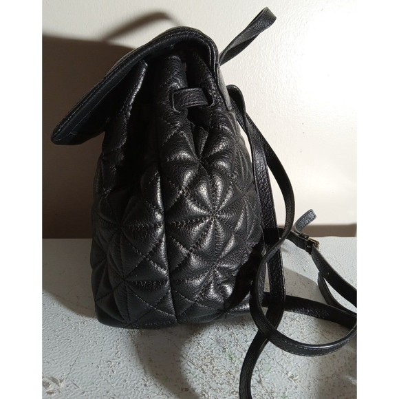Kate Spade New York Black Quilted Leather Woman\'s Backpack Small main image 7